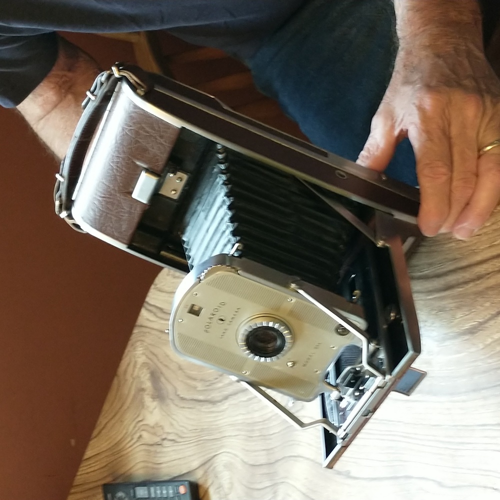 Antique Polaroid land camera